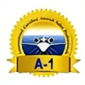 A-1 logo with a gold seal and a blue and white emblem featuring a stylized figure.