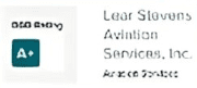 Lear Stevens Aviation service badge with an A+ rating.